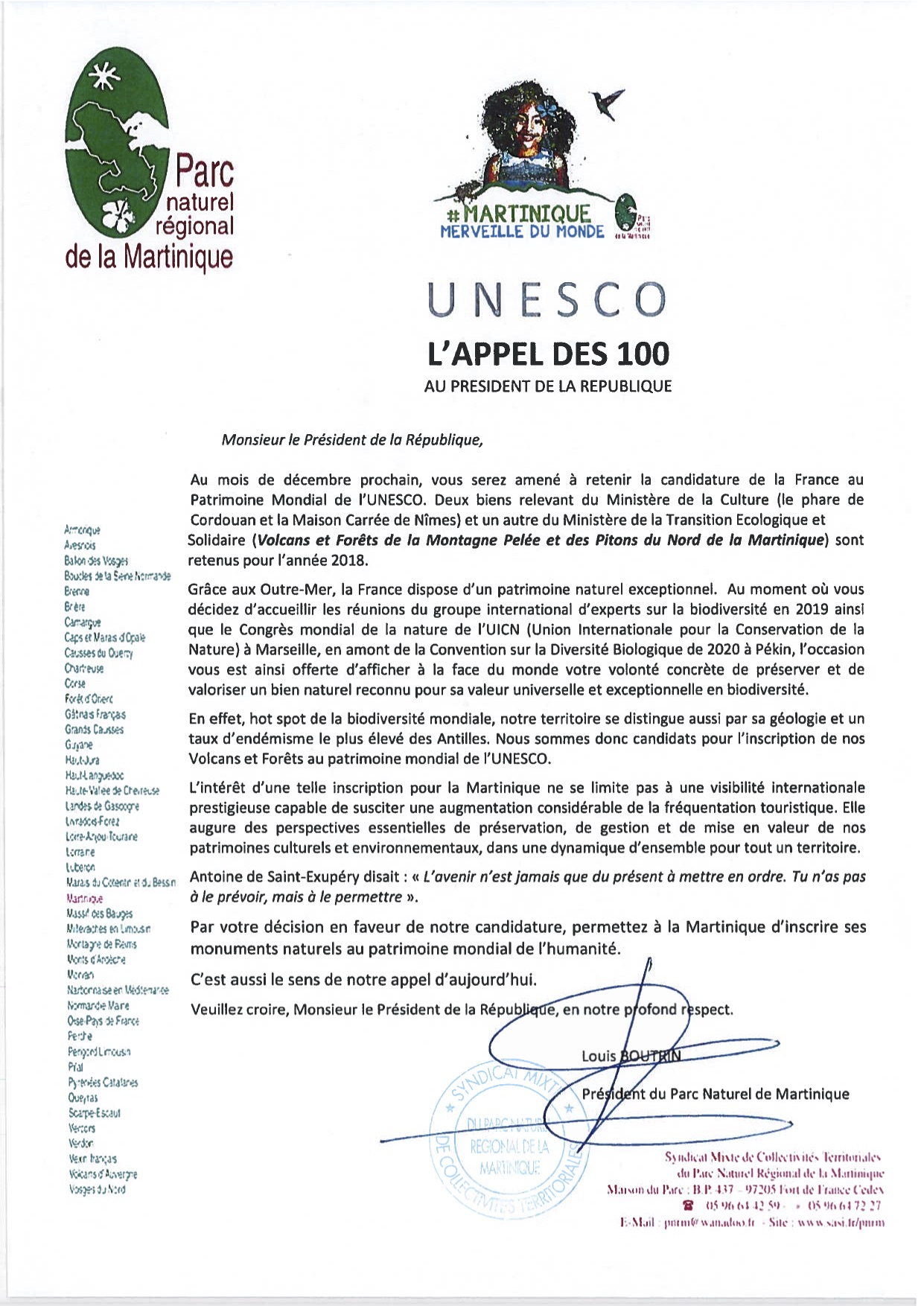 unesco - appel des 100 au pr.jpg